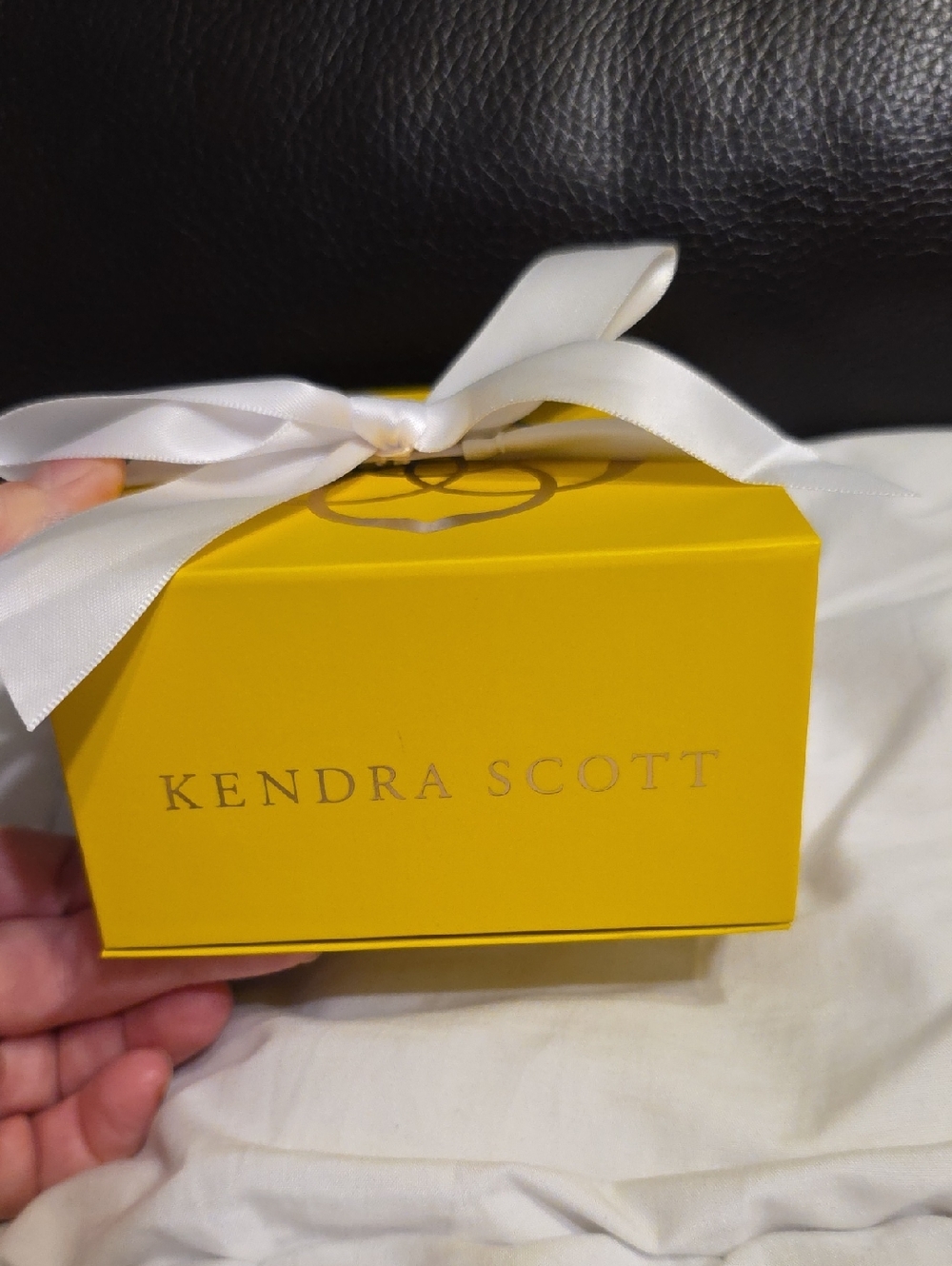 Kendra Scott Gift Box Dust Bag Ribbon Bow